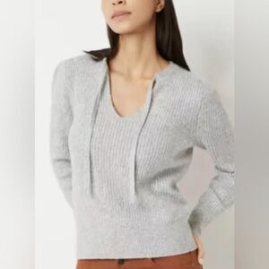 New Frye and Co. Womens Split Crew Neck Long Sleeve Pullover Sweater 3XL